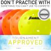 imageFranklin Sports X40 Outdoor Pickleballs  Official Ball of USA Pickleball APP Tour  Pickleball US Open  3 Packs 12 Packs 36 Pickleball Buckets 50 100  400 Bulk Packs of Regulation PickleballsYellow
