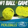 imageFranklin Sports X40 Outdoor Pickleballs  Official Ball of USA Pickleball APP Tour  Pickleball US Open  3 Packs 12 Packs 36 Pickleball Buckets 50 100  400 Bulk Packs of Regulation PickleballsYellow