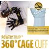 imageFranklin Sports MLB Power Strap Infinite Batting Gloves  Baseball  Softball Long Cuff Batting Gloves  Adult  YouthCarolina Blue