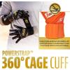 imageFranklin Sports MLB Power Strap Infinite Batting Gloves  Baseball  Softball Long Cuff Batting Gloves  Adult  YouthOrange HiLite
