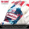 imageFranklin Sports MLB Youth Teeball Batting Gloves  Grow to Pro Kids Baseball  Softball Flexible Batting Gloves  Boys  Girls Expandable Batting Gloves for Teeball Baseball  SoftballRedWhiteBlue