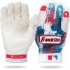 imageFranklin Sports MLB Youth Teeball Batting Gloves  Grow to Pro Kids Baseball  Softball Flexible Batting Gloves  Boys  Girls Expandable Batting Gloves for Teeball Baseball  SoftballRedWhiteBlue