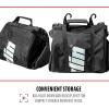 imageFranklin Sports Traveler Roller  Baseball and Softball  Equipment Bag  Compartment Black  1680D Polyester  Water Resistant Black