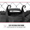 imageFranklin Sports Traveler Roller  Baseball and Softball  Equipment Bag  Compartment Black  1680D Polyester  Water Resistant Black