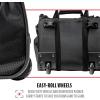 imageFranklin Sports Traveler Roller  Baseball and Softball  Equipment Bag  Compartment Black  1680D Polyester  Water Resistant Black