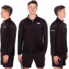 imageFranklin Sports Mens Black Long Sleeve 14 Zip ShirtRelaxed FitBlack