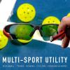 imageFranklin Sports Pickleball Sunglasses  All Sport UV Glasses for Tennis Pickleball Cycling Rowing  More  Athletic Shades with Headband  Carry Bag Red