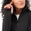imageFranklin Sports Womens 14 Zip Pickleball Pullover TopLong Sleeve Workout  Exercise ShirtLightweight ActivewearBlack