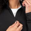 imageFranklin Sports Womens 14 Zip Pickleball Pullover TopLong Sleeve Workout  Exercise ShirtLightweight ActivewearBlack