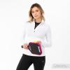 imageFranklin Sports Womens 14 Zip Pickleball Pullover TopLong Sleeve Workout  Exercise ShirtLightweight ActivewearWhite