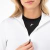 imageFranklin Sports Womens 14 Zip Pickleball Pullover TopLong Sleeve Workout  Exercise ShirtLightweight ActivewearWhite