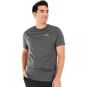imageFranklin Sports Mens Performance Pickleball TShirt  Workout Short Sleeve  Quick Dry Athletic FabricCharcoal