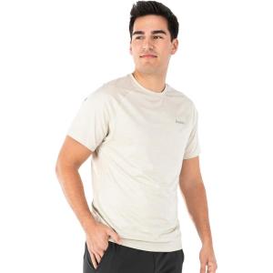 imageFranklin Sports Mens Performance Pickleball TShirt  Workout Short Sleeve  Quick Dry Athletic FabricOat