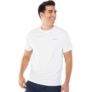 imageFranklin Sports Mens Performance Pickleball TShirt  Workout Short Sleeve  Quick Dry Athletic FabricWhite