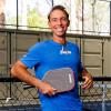 imageFranklin Sports PRO Pickleball Paddles  C45 Carbon Fiber Series  Official USAP  UPA Approved  Pro Player DesignRed