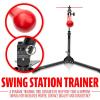 imageFranklin Sports Swing Station Hitting Trainer  Baseball  Softball Swing Trainer  Rotating Hitting Stick for Batting Practice  Training  Baseball  Softball Practice  Training Equipment