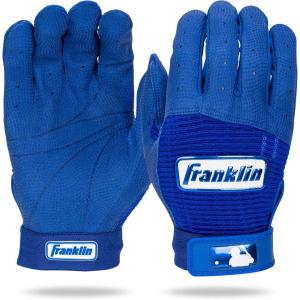imageFranklin Sports MLB Baseball Batting Gloves  Pro Classic Batting Gloves for Baseball  Softball  Adult Mens  Youth Batting Glove PairsRoyal Blue