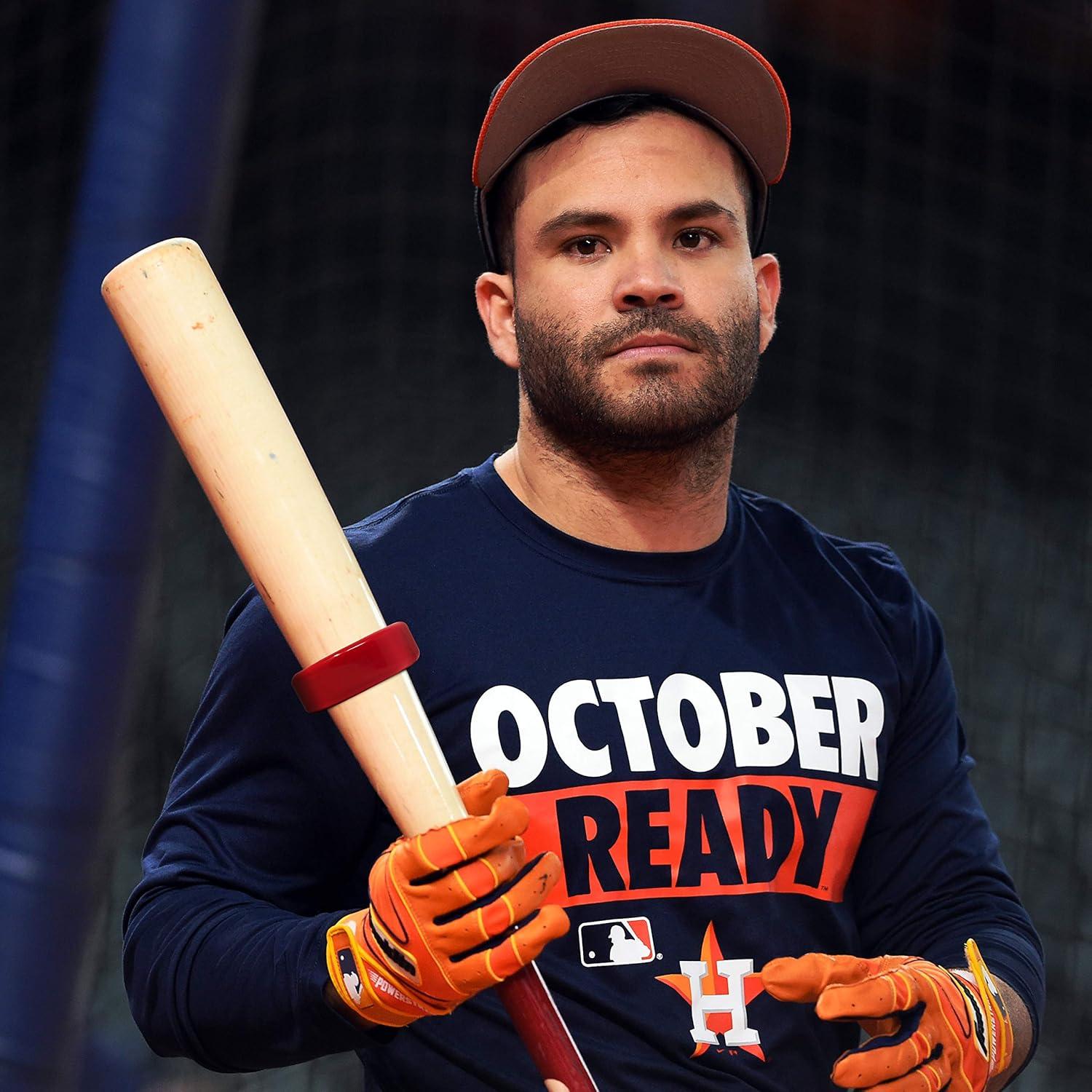 imageFranklin Sports Baseball  Softball Donut Bat Weight  16 oz for Adult  Youth Baseball  Softball Bats  Donut Batting Weight for Swing Training  Fits All Standard Bats24Inch