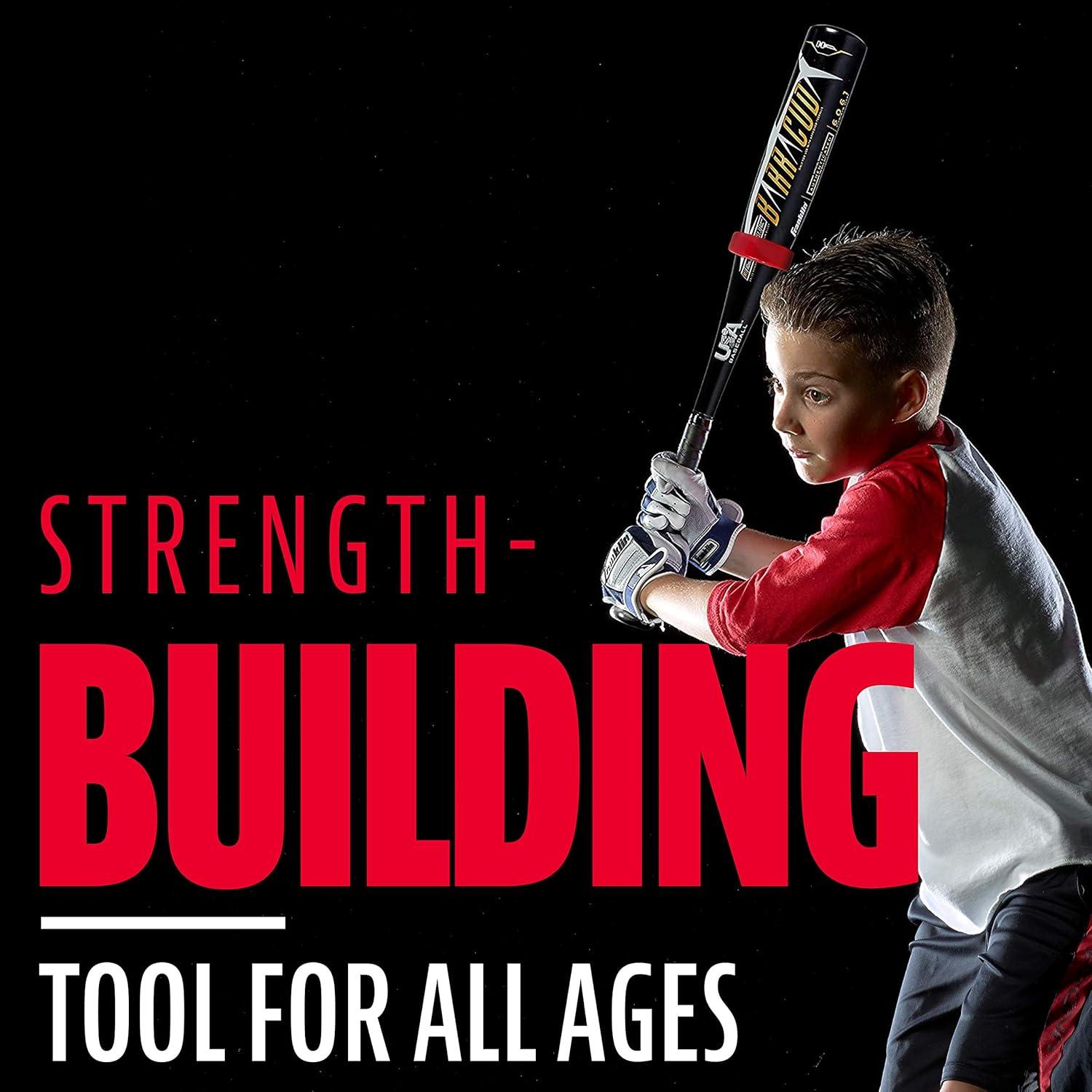 imageFranklin Sports Baseball  Softball Donut Bat Weight  16 oz for Adult  Youth Baseball  Softball Bats  Donut Batting Weight for Swing Training  Fits All Standard Bats24Inch