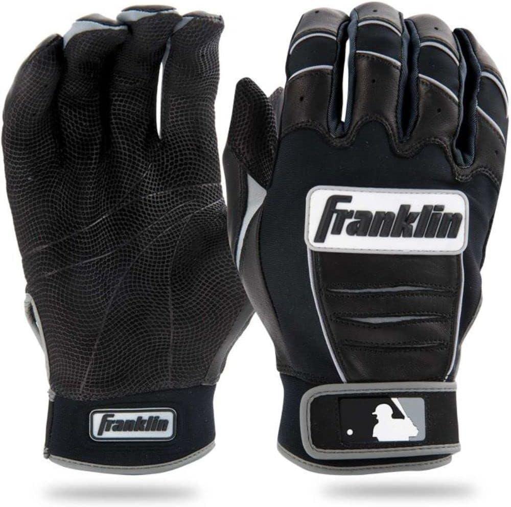 imageFranklin Sports MLB Baseball Batting Gloves  CFX Pro Adult  Youth  Baseball  Softball  Multiple Sizes  ColorsBlackBlack