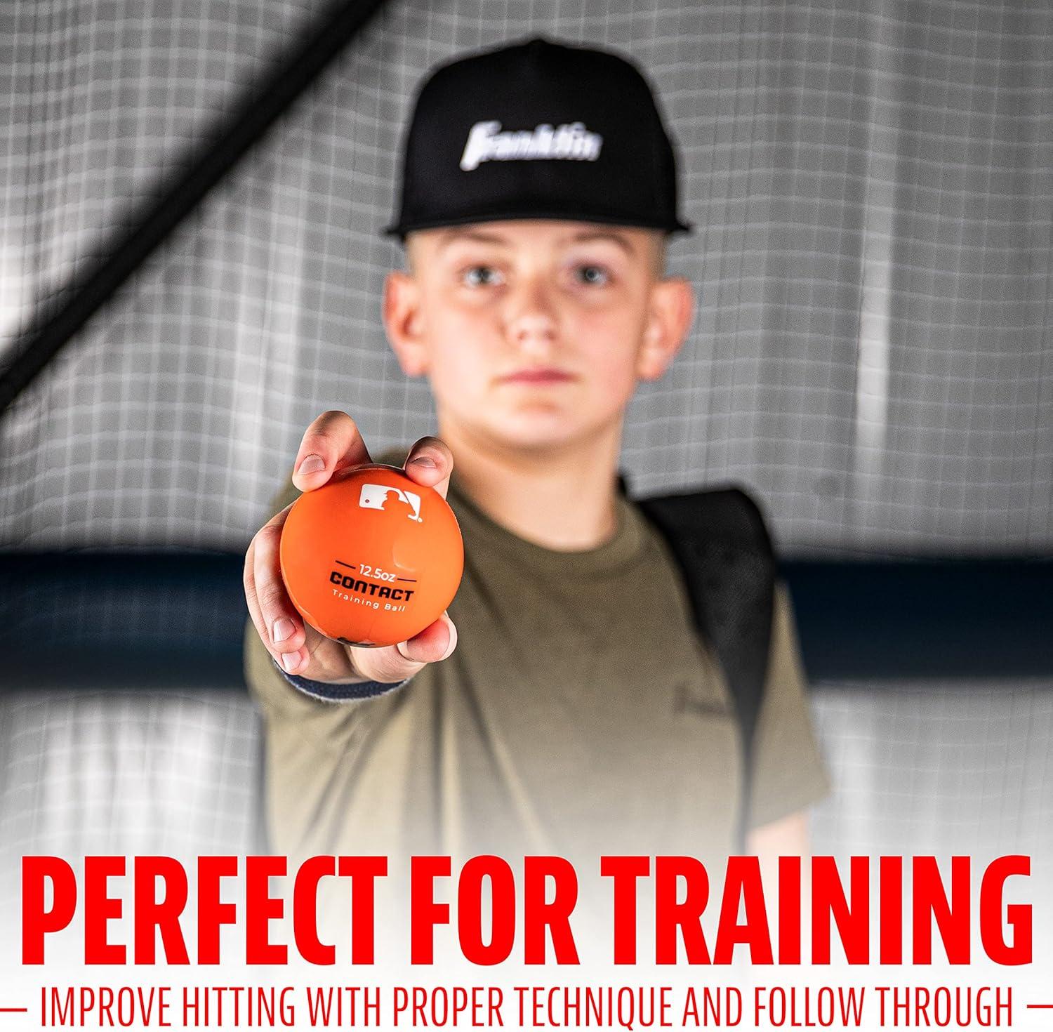 imageFranklin Sports MLB Home Run Training Ball  125 oz  3 Pack