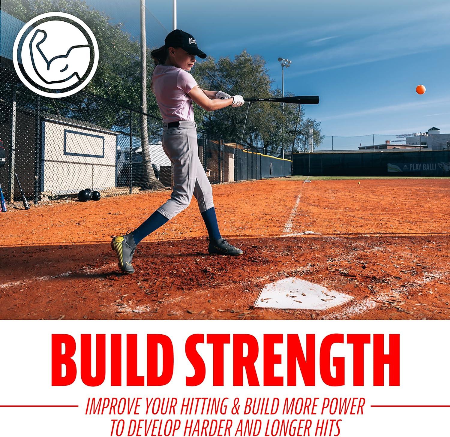 imageFranklin Sports MLB Home Run Training Ball  125 oz  3 Pack