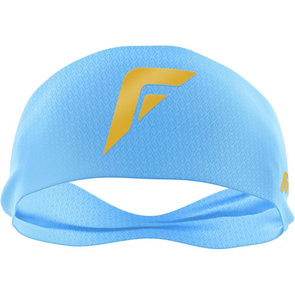 imageFranklin Sports Baseball  Softball Headband  Workout  Athletic Headbands for Men  Women  Sweat Wicking for Running  Exercise  One Size Fits MostCarolina Blue