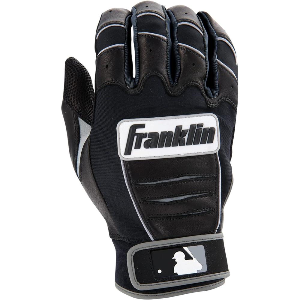 imageFranklin Sports MLB Baseball Batting Gloves  CFX Pro Adult  Youth  Baseball  Softball  Multiple Sizes  ColorsBlackBlack