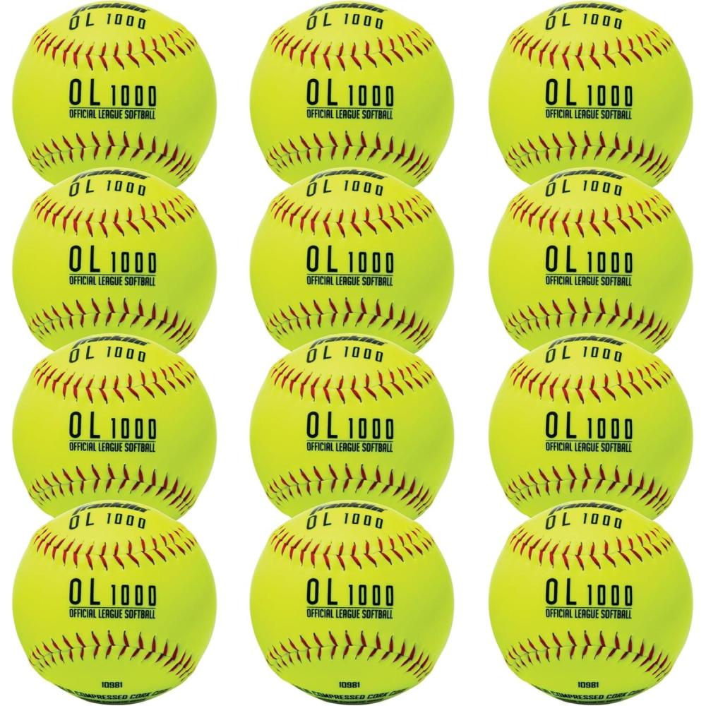 imageFranklin Sports Official Size Softballs  12quot  Fastpitch Balls  Great for Practice  Training  Official Size  Weight  1 Pack 4 Pack  12 Pack12 Pack