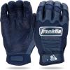 imageFranklin Sports MLB Baseball Batting Gloves  CFX Pro Adult  Youth  Baseball  Softball  Multiple Sizes  ColorsChrome Navy