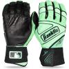 imageFranklin Sports MLB Batting Gloves  Infinite Powerstrap Baseball  Softball Long Cuff Batting Gloves  Adult  YouthBlackMint