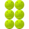 imageFranklin Sports IndestructABall Plastic Batting Practice Baseballs Softballs  Golf Balls  Training PacksYellow Pack of 6