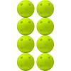 imageFranklin Sports IndestructABall Plastic Batting Practice Baseballs Softballs  Golf Balls  Training PacksYellow Pack of 8