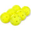 imageFranklin Sports Plastic Softballs  MLB  Includes 6 Balls for Batting Practice or Backyard Baseball Play  Replacement Balls  90mm Official Baseball Size  Yellow90 mm