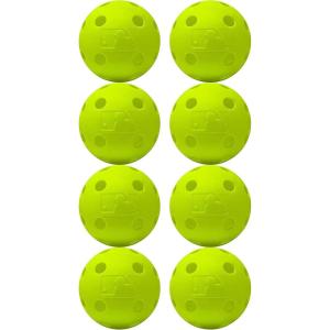 imageFranklin Sports IndestructABall Plastic Batting Practice Baseballs Softballs  Golf Balls  Training PacksYellow Pack of 8