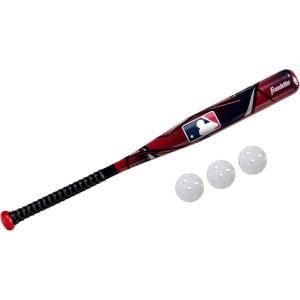 imageFranklin Sports Kids Plastic Baseball Bat  Balls Set  MLB Slammin Toy Bat ampamp Ball Set for Kids  Youth 30quot Inch Plastic Baseball Bat ampamp Plastic Baseball  Kids Bat  Ball SetBat  3 Balls