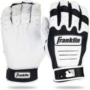 imageFranklin Sports MLB Baseball Batting Gloves  CFX Pro Adult  Youth  Baseball  Softball  Multiple Sizes  ColorsBlackPearl
