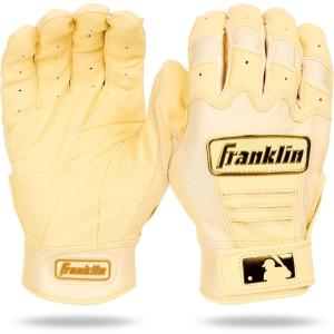 imageFranklin Sports MLB Baseball Batting Gloves  CFX Pro Adult  Youth  Baseball  Softball  Multiple Sizes  ColorsVanillaGold