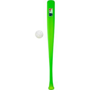 imageFranklin Sports MLB Kids Baseball Bat and Ball Set  Lightweight 30quot Youth Plastic Bat  Multiple ColorsGreen