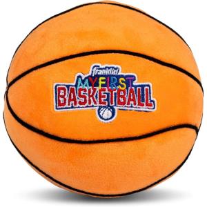 imageFranklin Sports MyFirst Soft Plush Sports Balls  Stuffed Plush Toy Basketball Baseball  Football for Kids  NBA MLB  NFL Indoor Soft Sports Balls  Fun Kids Toys  Room DecorationsBasketball