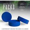 image:imageFranklin Sports Ice Hockey Pucks Official Size  Weight Hockey Pucks  Perfect for Rinks  Synthetic Ice Pads  3 Puck Bulk SetJunior 4 oz Puck