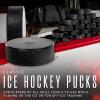 image:imageFranklin Sports Ice Hockey Pucks Official Size  Weight Hockey Pucks  Perfect for Rinks  Synthetic Ice Pads  3 Puck Bulk SetOfficial 6 oz Puck