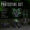 image:imageFranklin Sports Ice Hockey Youth Pads  Gear Set  Complete Protective Equipment Set for Kids  Includes Shin Guards Hockey Pants Elbow Pads Gloves  Chest Protector Carry Bag Included