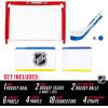 image:imageFranklin Sports Mini Hockey Rink Set  Half Rink Knee Hockey Goal Mini Sticks and Ball Set  Indoor Mini Hockey Rink  Official NHL Licensed