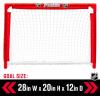 image:imageFranklin Sports Mini Hockey Rink Set  Half Rink Knee Hockey Goal Mini Sticks and Ball Set  Indoor Mini Hockey Rink  Official NHL Licensed