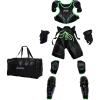 image:imageFranklin Sports Ice Hockey Youth Pads  Gear Set  Complete Protective Equipment Set for Kids  Includes Shin Guards Hockey Pants Elbow Pads Gloves  Chest Protector Carry Bag Included