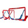 image:imageFranklin Sports NHL Kids Mini Hockey Goal Set  2 Mini  Knee Hockey Goals 4 Youth Sticks 2 Goalie Sticks  4 Foam Balls  Knee  Mini Hockey SetRed