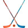 image:imageFranklin Sports NHL Kids Street Hockey Stick Set  Includes 2 Youth Street Hockey Sticks  1 Outdoor Roller Hockey Ball  Perfect Hockey Starter Set for KidsPlayer Sticks  OrangeBlue