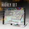 image:imageFranklin Sports NHL Kids Mini Hockey Set  Includes 1 Knee Hockey Goal 2 Mini Sticks  2 Foam Balls  Indoor Toy Youth Goal  Sticks Set  Graffiti