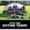 image:imageFranklin Sports Sideline Team Sunblocker Shelter  Easy Set Up  Portable and UPF 50 Protected  Great for Beach and Sports Games  Soccer  Lacrosse  Baseball  Football  Field Hockey